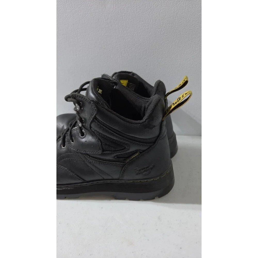 Dr. Martens Industrial Work Boots Men's US 13 Black Leather Steel Toe F2413-11